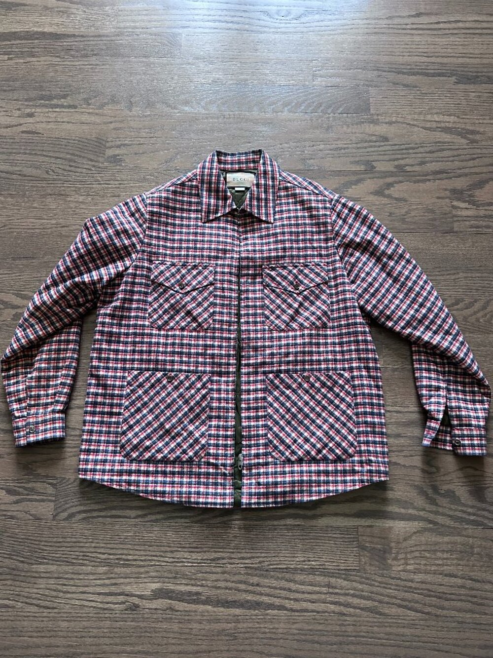 Gucci Freya Hartas Edition Check Embroidery Jacket